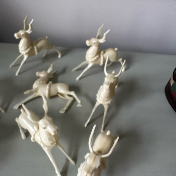 Vintage Rosbro ? Reindeer lot Rudolph - Picture 4 of 14